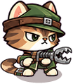 Trapper helper cat